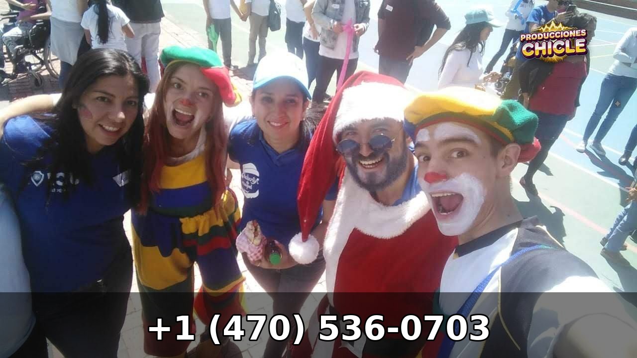 Equipo de payasos Chicle en evento